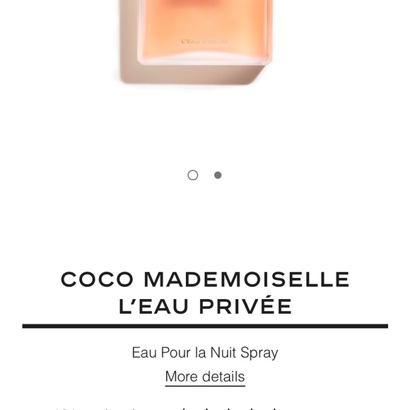 CHANEL Coco Mademoiselle L'Eau Privée Perfume - Gold and White - Picture 6 of 7